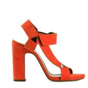 Orange Pierre Hardy Heels